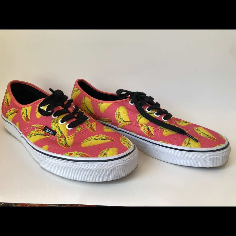 Vans Late Night taco shoes Womens 11 Kitschy Fun